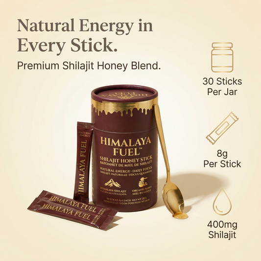 Himalaya Fuel™ Shilajit Honey Sticks for Natural Energy