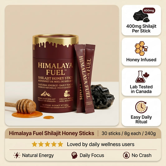 Himalaya Fuel™ Shilajit Honey Sticks for Natural Energy