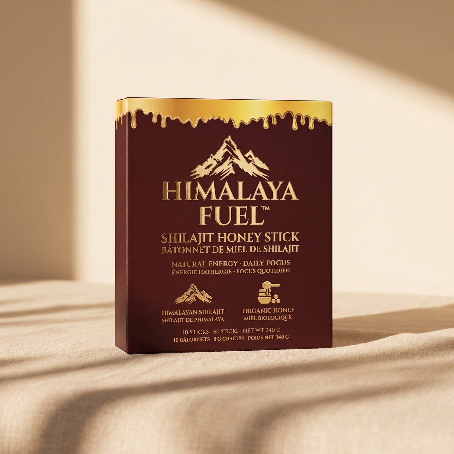 Himalaya Fuel™ Trial Pack 10 Shilajit Honey Sticks